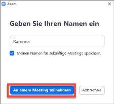 Leitfaden Zoom Meeting 3